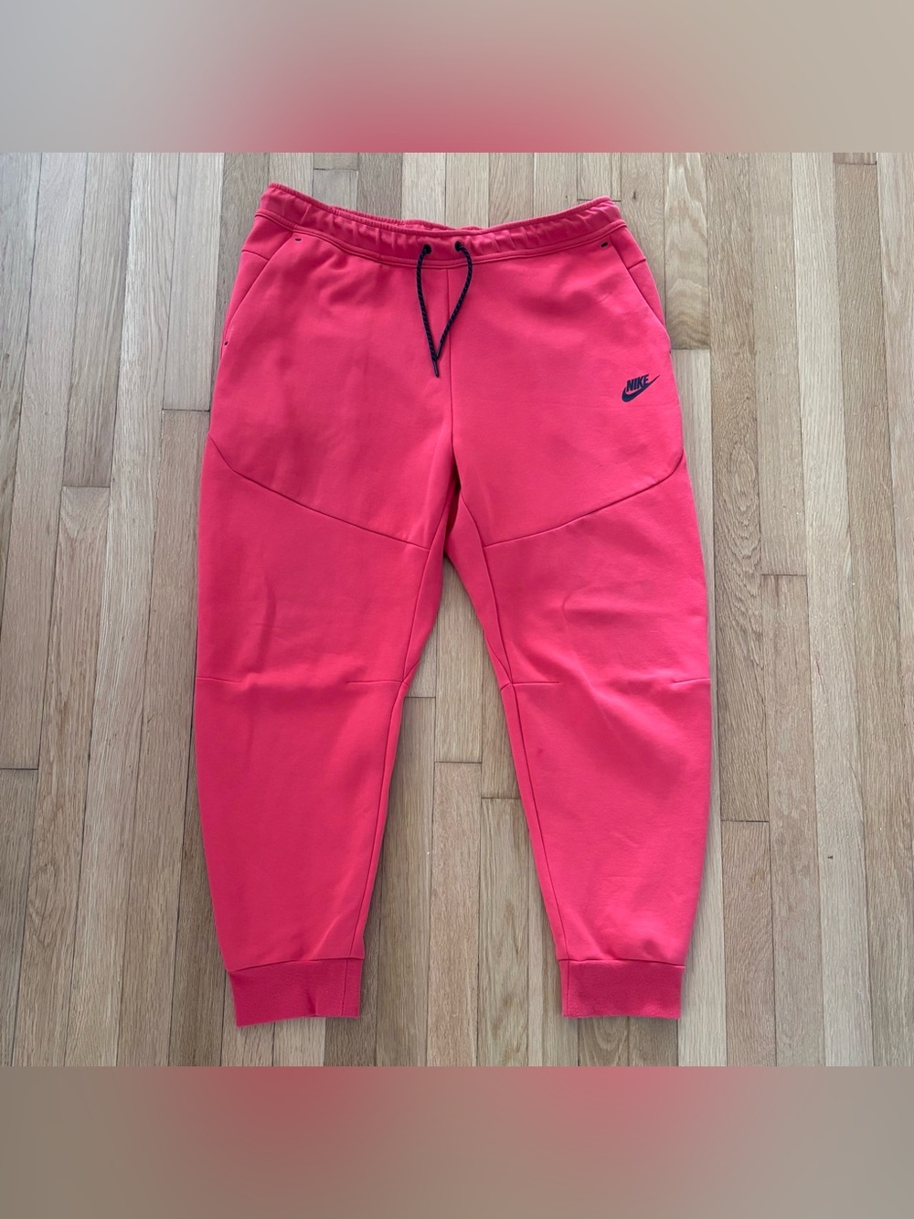 Nike Tech Fleece Joggers Mens 2XL Lobster Red Sweatpants CU4495-605 Pants XXL
